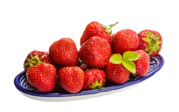 Strawberry in the bowl — Stock Photo, Image