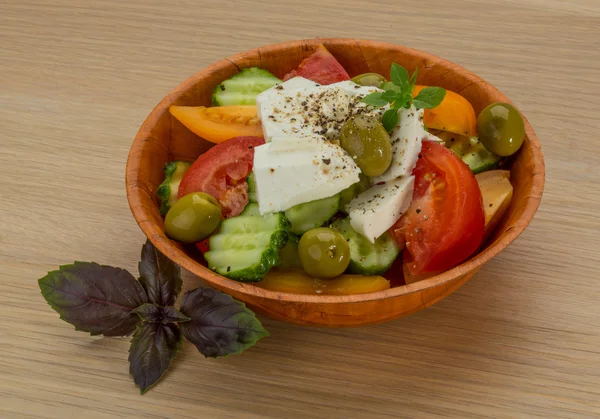 Greek salad — Stock Photo, Image