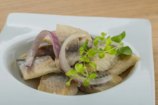 Sliced herring — Stock Photo, Image