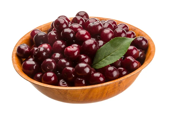 Cherry in the bowl — Stock Photo, Image