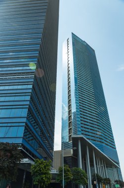 Singapur skyline binalarda