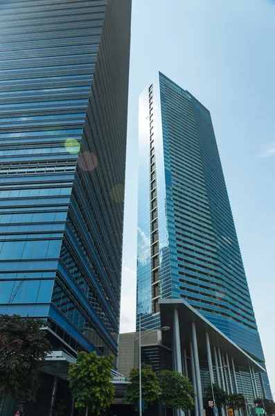 Buildings in Singapore skyline — Stock Photo, Image