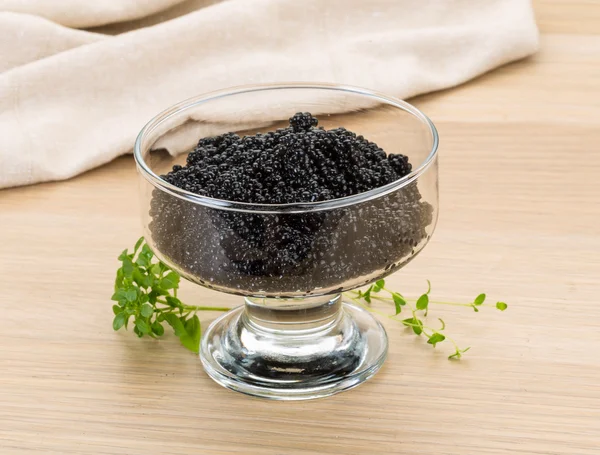 Black caviar — Stock Photo, Image