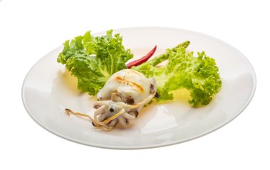 ızgara mürekkep balığı