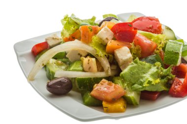 lezzletli Yunan salatası