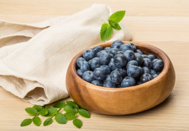 yaban mersini yaprağı ile