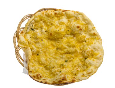 naan peynir ve sarımsak ile