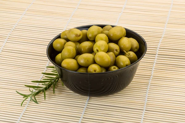 Green olives — Stock Photo, Image