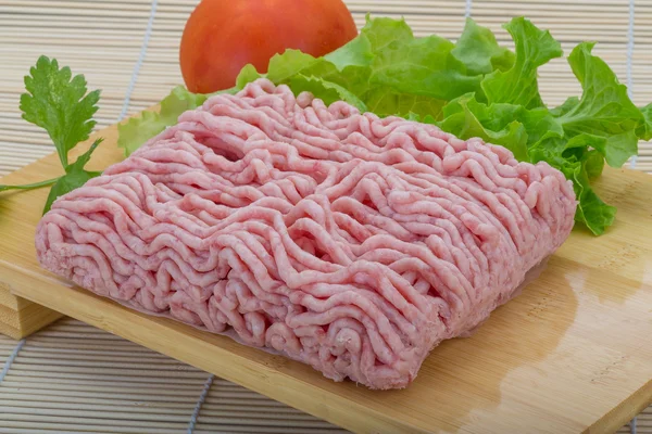 Raw minced pork meat — Stock Photo, Image