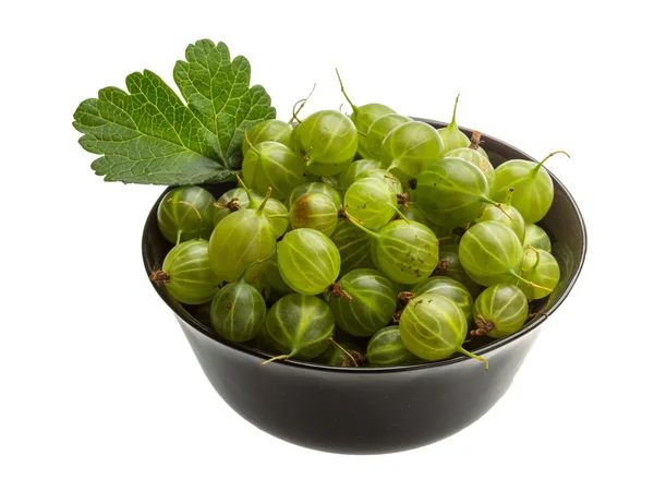 Gooseberry in the bowl — Stock Photo, Image