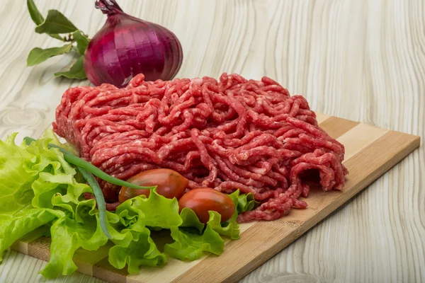 Carne picada cruda — Foto de Stock