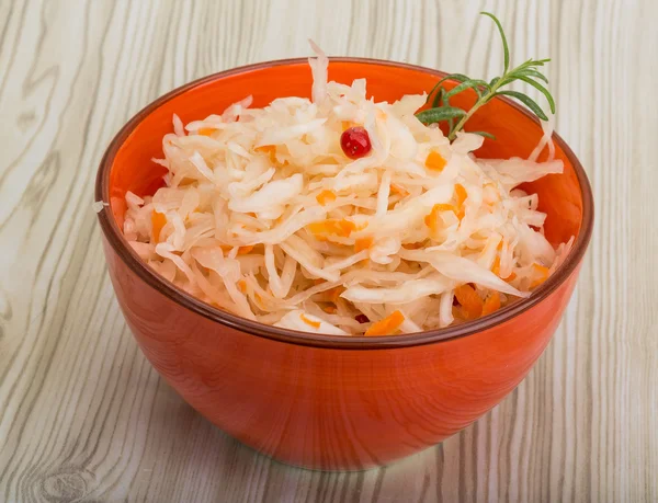 Sauerkraut with berries — Stock Photo, Image