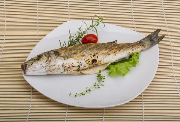 Grilled seabass — Stock Photo, Image