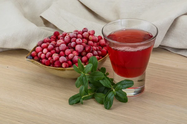 Cowberry juice — Stock Photo, Image