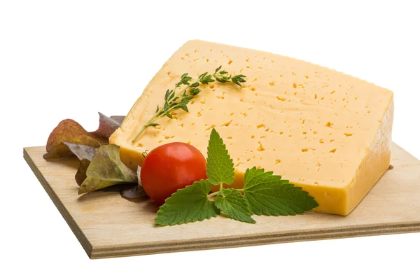 Cheese with thyme — Stock Photo, Image