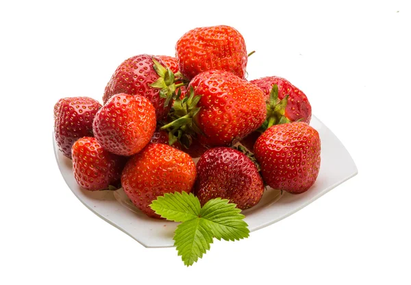 Strawberry in the bowl — Stock Photo, Image