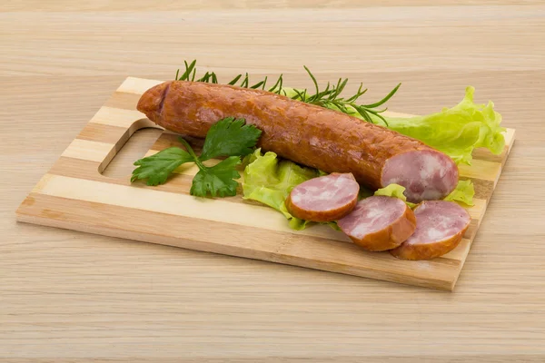 Sliced sausage — Stock Photo, Image