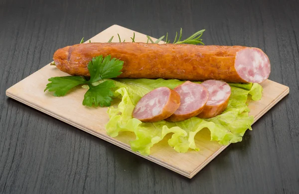 Sliced sausage — Stock Photo, Image