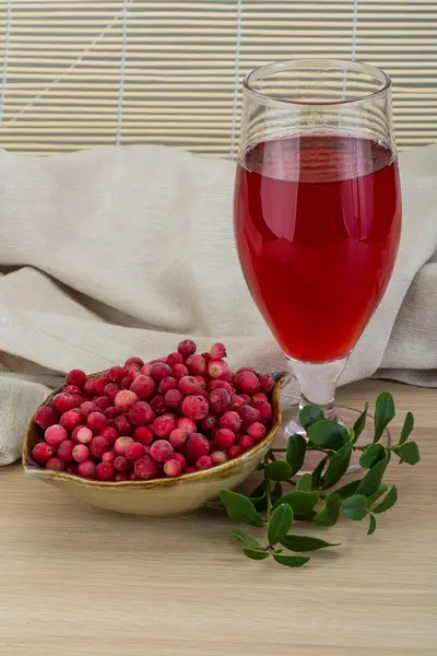 Cowberry juice — Stock Photo, Image