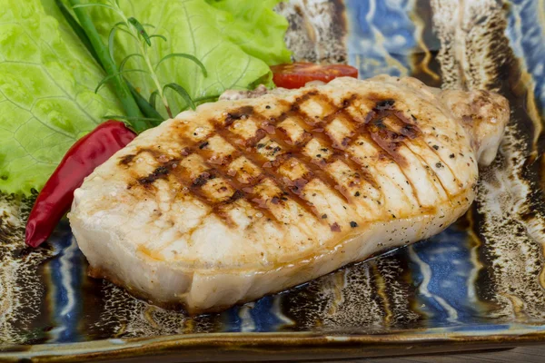 Grilled pork steak — Stock Photo, Image