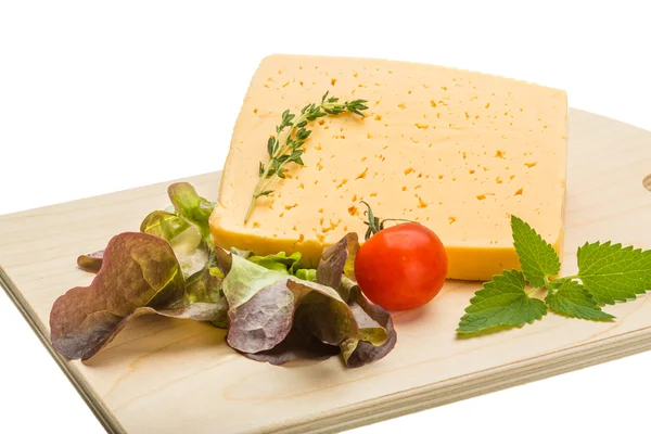 Cheese with thyme — Stock Photo, Image