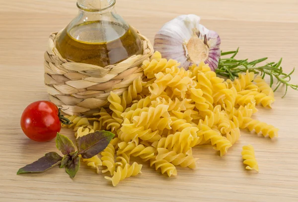 Fusilli med tomat — Stockfoto