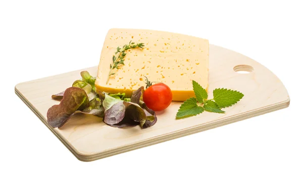 Cheese with thyme Stock Picture