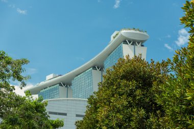 Singapur 'daki Marina Körfezi Kumları