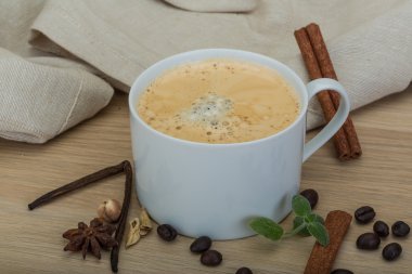 kahve çekirdekleri ile