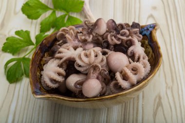 haşlanmış ahtapot