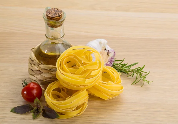 Syrové tagliatelle — Stock fotografie