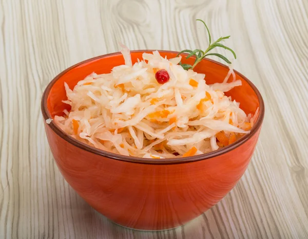 Sauerkraut with berries — Stock Photo, Image