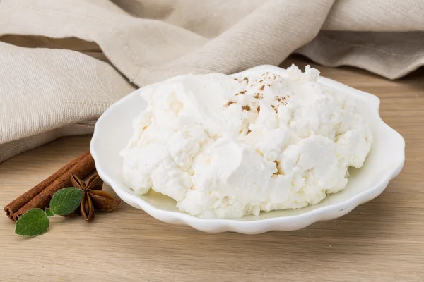 Ricotta cheese — Stock Photo, Image