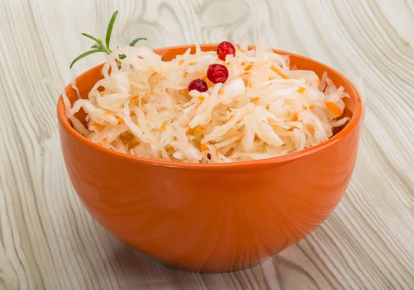 Sauerkraut with berries — Stock Photo, Image