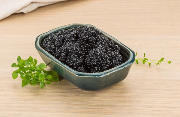 Black caviar — Stock Photo, Image