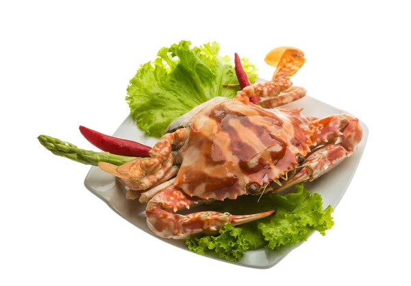 Rote Krabbe — Stockfoto