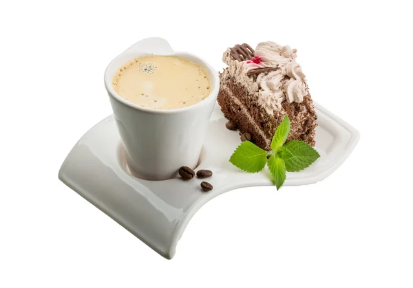 Café con pastel —  Fotos de Stock