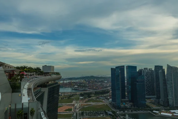Vista del horizonte de la ciudad de Singapur —  Fotos de Stock