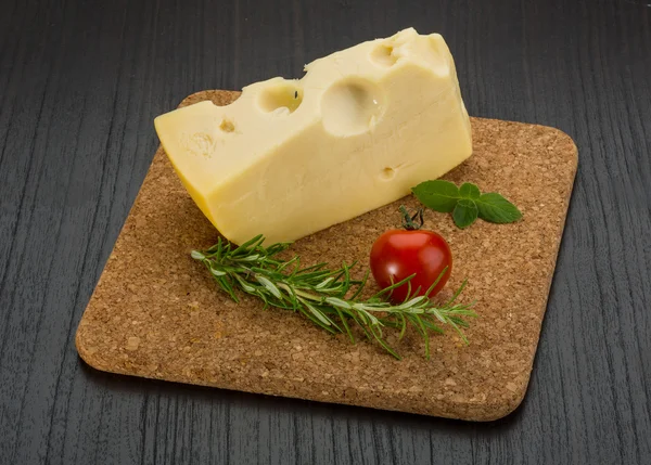 Maasdam cheese — Stock Photo, Image