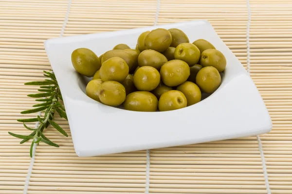 Green olives — Stock Photo, Image