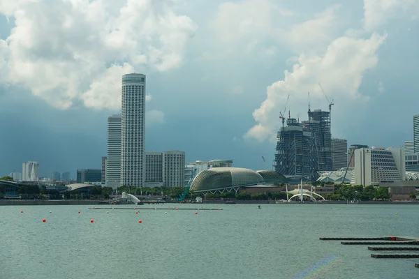 Buildings in Singapore skyline — Stock Photo, Image