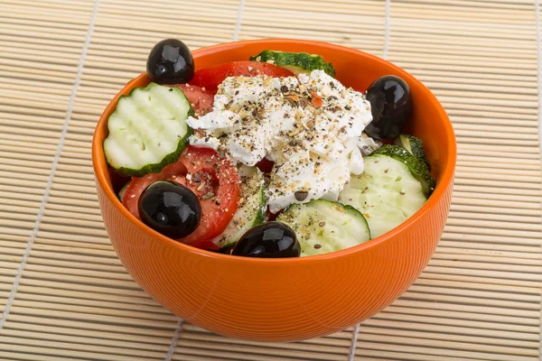 Griechischer Salat — Stockfoto