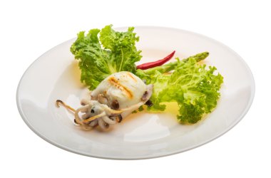 ızgara mürekkep balığı