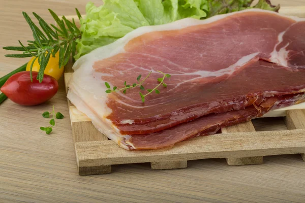 Prosciutto crudo — Foto Stock