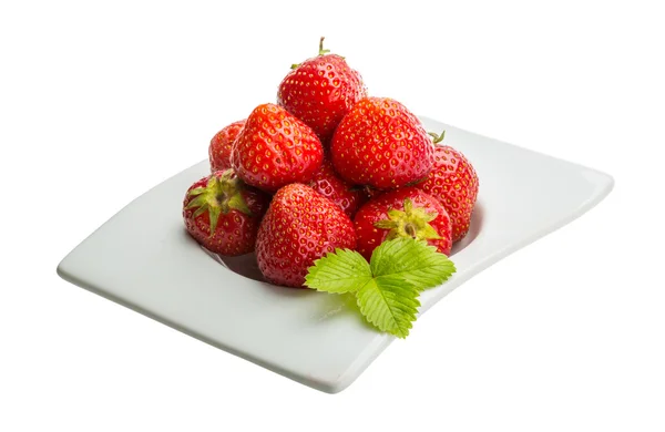 Strawberry in the bowl — Stock Photo, Image