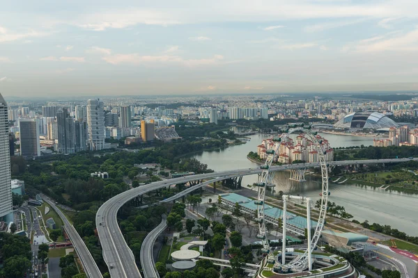 View of Singapore city skyline — Stock Photo, Image