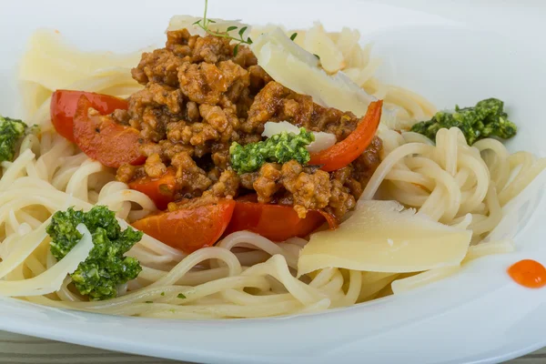 Pasta bolognese — Stock Photo, Image