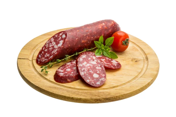 Salami sausages — Stock Photo, Image