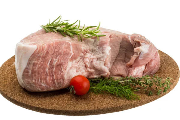 Carne de cerdo cruda — Foto de Stock
