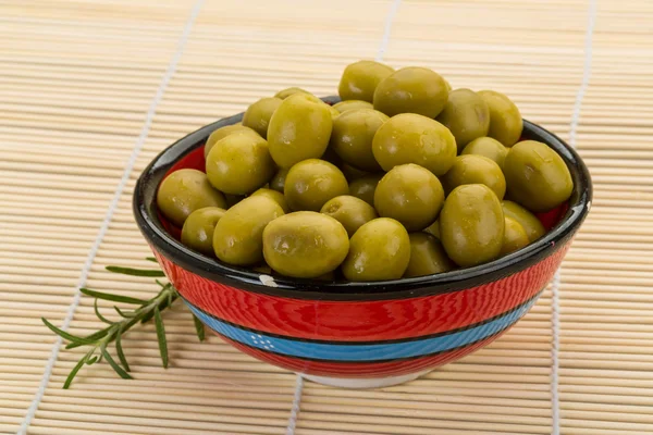 Aceitunas verdes — Foto de Stock